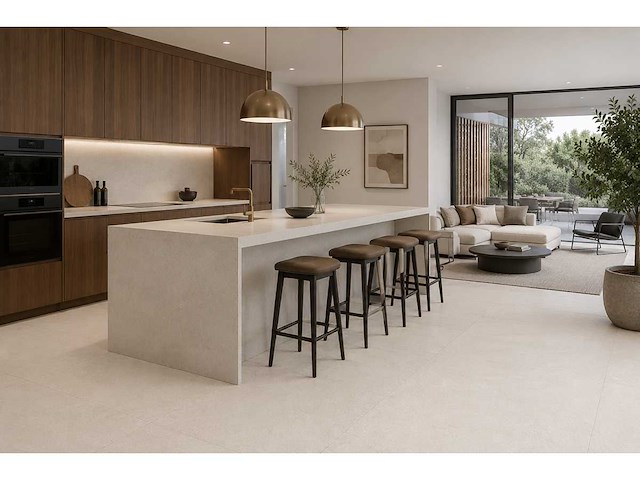 Vloertegel 155,52m² trendy wit 60x120cm - afbeelding 1 van  3