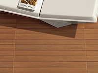 Vloertegel 181,44m² bankirai iroko antislip 15x90cm - afbeelding 1 van  6