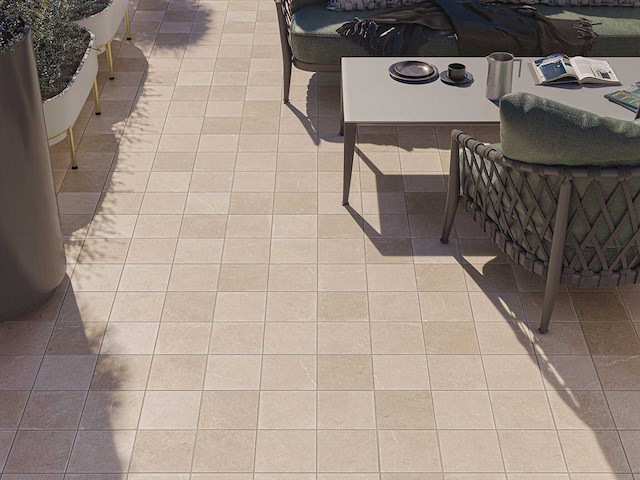 Vloertegel 184,32m² crea sand antislip 60x60cm - afbeelding 1 van  7