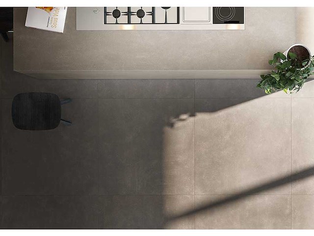 Vloertegel 25,92m² industrieel staal 60x120cm gelijkgereguleerd - afbeelding 1 van  2