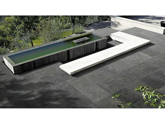 Vloertegel 43,2m² bluestone black 60x60cm - afbeelding 1 van  6