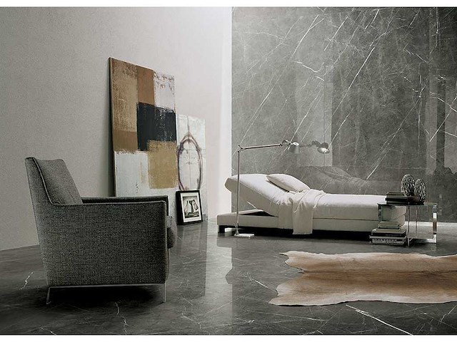 Vloertegel 43,2m² marmer grijs mat 60x120cm - afbeelding 1 van  3