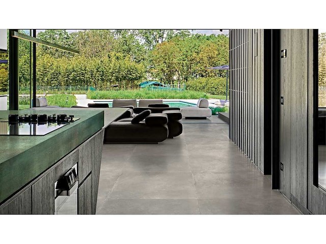 Vloertegel 43,2m² metaal groen 60x120cm - afbeelding 7 van  8