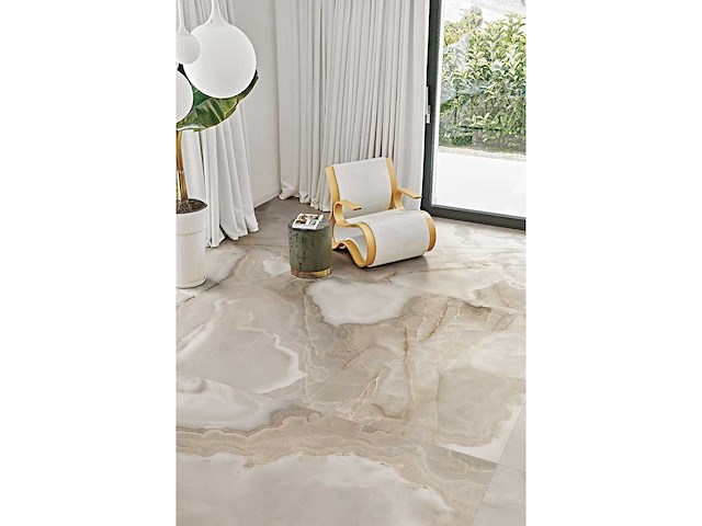 Vloertegel 43,2m² onyx noisette mat 60x120cm - afbeelding 3 van  5