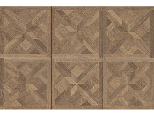 Vloertegel 46,08m² houtmozaïek walnoot 60x60cm - afbeelding 2 van  5