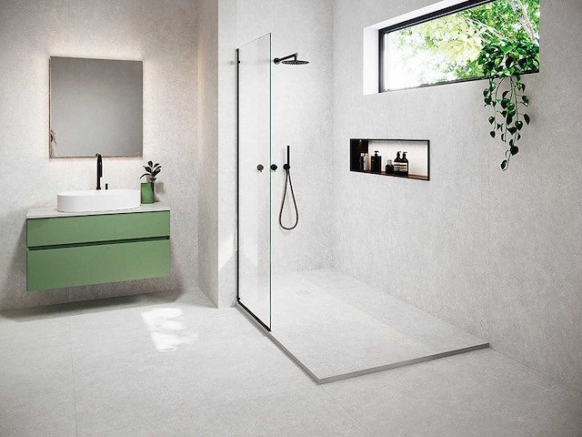 Vloertegel 48,6m² micron wit 90x90cm - afbeelding 1 van  8