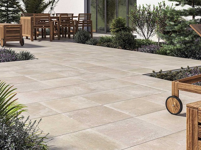 Vloertegel 48,6m² town cream 90x90cm - afbeelding 4 van  6