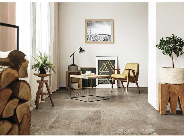 Vloertegel 51,2m² vintage taupe 80x80cm - afbeelding 1 van  3