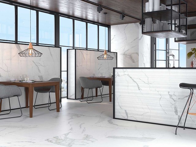 Vloertegel 54m² statuario 100x100cm - afbeelding 6 van  8