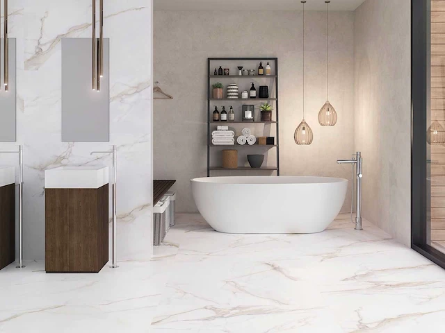 Vloertegel 54m2 calacatta gold 100x100cm - afbeelding 18 van  18