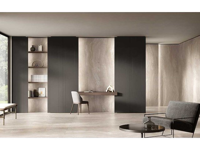 Vloertegel 54m2 travertine wit 100x100cm - afbeelding 2 van  10