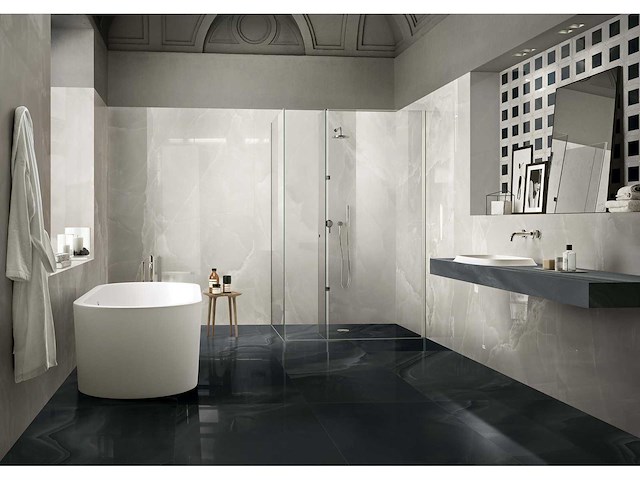 Vloertegel 58,32m² onyx wit glanzend 60x120cm - afbeelding 9 van  20