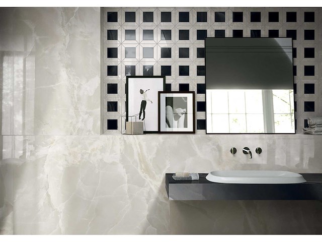 Vloertegel 58,32m² onyx wit glanzend 60x120cm - afbeelding 13 van  20