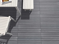Vloertegel 60,48m² bankirai ceniza antislip 15x90cm - afbeelding 1 van  6