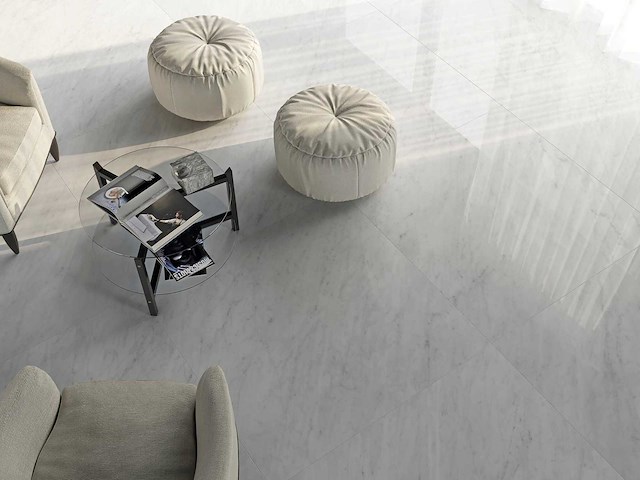 Vloertegel 63,36m² marmer wit glanzend 60x120cm gereguleerd - afbeelding 13 van  15