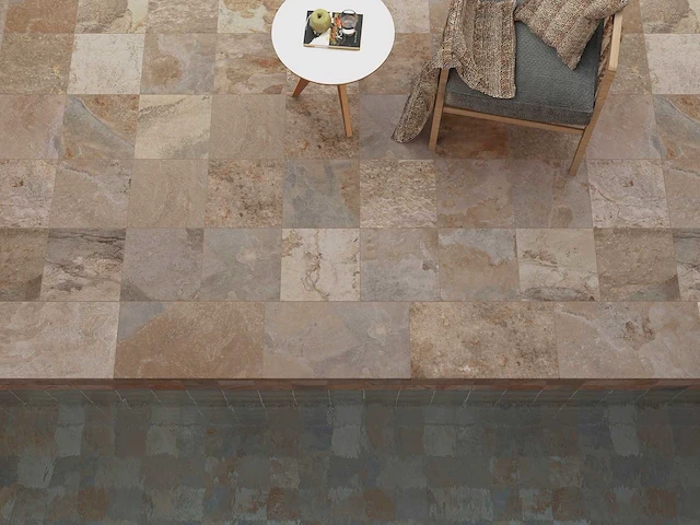 Vloertegel 63,84m² desert beige antislip 33,3x33,3cm - afbeelding 1 van  12