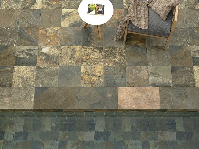 Vloertegel 63,84m² desert green antislip 33,3x33,3cm - afbeelding 1 van  2