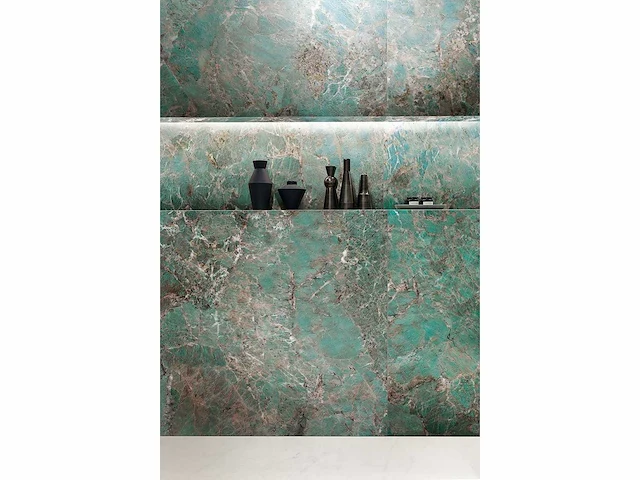 Vloertegel 64,8m² amazonite green glanzend 60x120 - afbeelding 2 van  3