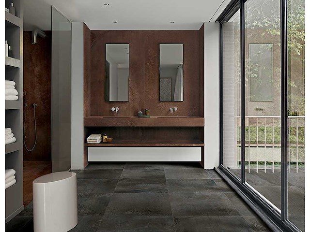 Vloertegel 64,8m² kastanje 60x120cm - afbeelding 1 van  4