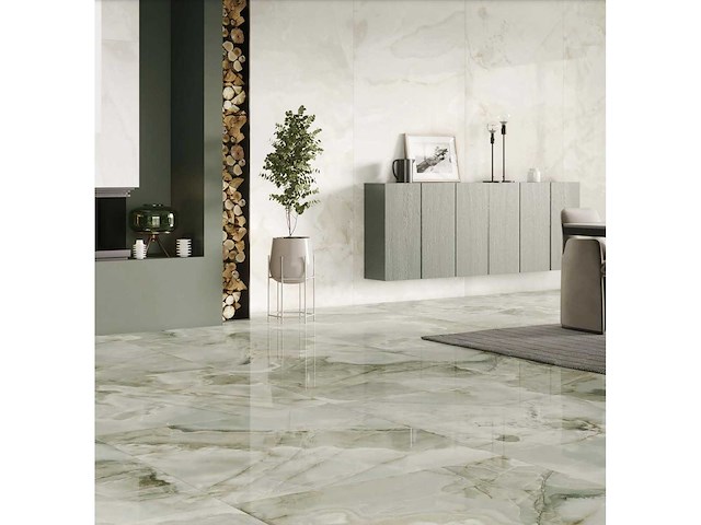 Vloertegel 77,76m² onyx jade glanzend 60x120cm - afbeelding 2 van  6