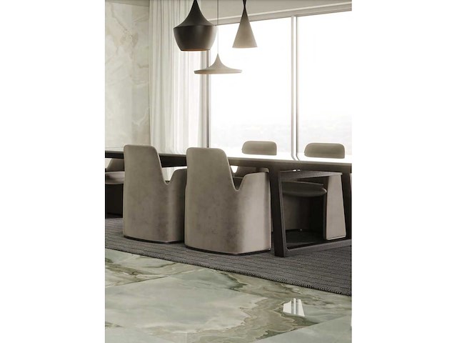 Vloertegel 77,76m² onyx jade glanzend 60x120cm - afbeelding 3 van  6