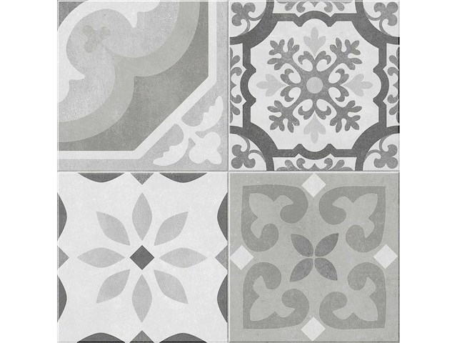 Vloertegel 84,24m² vintage grijs 45x45cm - afbeelding 1 van  3