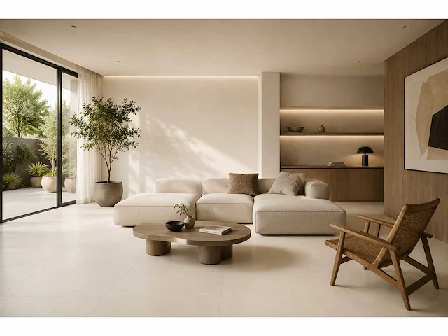 Vloertegels 60,48m² essential cream 60x120cm - afbeelding 1 van  6