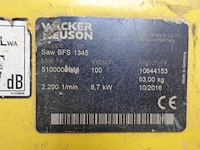 Vloerzaag wacker neuson - afbeelding 7 van  9