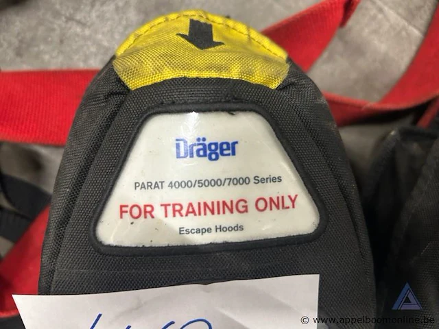 Vluchtmaskers dräger parat 4000/5000/7000 series, uitsluitend voor trainingsdoeleinden - afbeelding 2 van  2