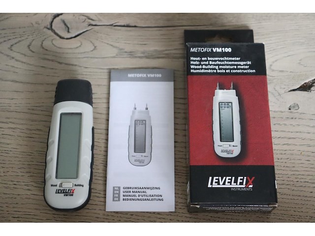 Vochtmeter levelfix metofix vm100 - afbeelding 1 van  3