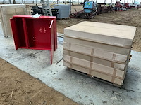 Vocla partij kasten voor brandhaspel en brandblusser (4x)