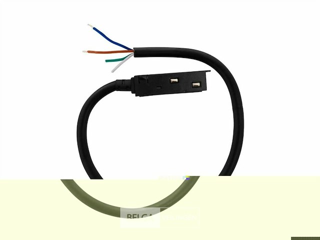 Voedingsconnector met kabel voor magnetische rail - 48v (x4) - afbeelding 1 van  4