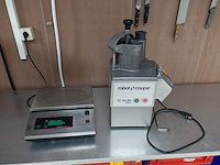 Voedselverwerker robot coupe + weegschaal robbe electronic - afbeelding 2 van  9