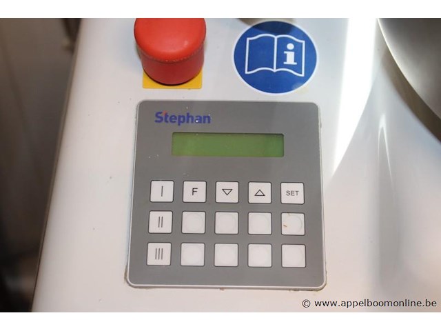Voedselverwerkingsmachine stephan um 12, bouwjaar 2015, serienummer u1500081, elektrisch, 1,85 kw, 230 v, documentatie, pompunit, werking niet gekend - afbeelding 3 van  6