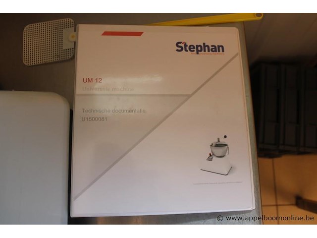 Voedselverwerkingsmachine stephan um 12, bouwjaar 2015, serienummer u1500081, elektrisch, 1,85 kw, 230 v, documentatie, pompunit, werking niet gekend - afbeelding 5 van  6