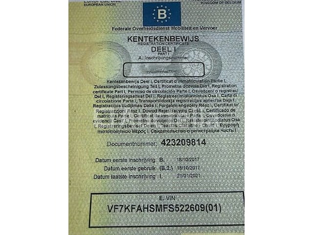 Voertuig meerdere doeleinden ds - ds5 (2017 / vf7 kfa hsm fs 522 609) - afbeelding 25 van  27