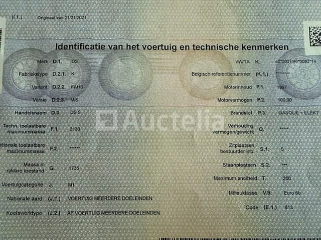 Voertuig meerdere doeleinden ds - ds5 (2017 / vf7 kfa hsm fs 522 609) - afbeelding 26 van  27