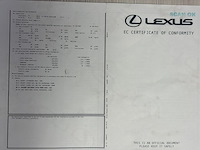 Voertuig meerdere doeleinden lexus, type: hal1, variant: gyl15, versie: gyl15l-awxgkw, chassisnummer: jtjbc11a502448104, bouwjaar: 07/05/2013, met kentekenbewijs, gelijkvormigheidsattest, verlopen schouwingsbewijs en 2 sleutels. - afbeelding 30 van  43