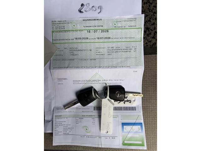 Voertuig meerdere doeleinden opel corsa (2011 / w0l 0sd l68 b4 273 117) - afbeelding 16 van  27
