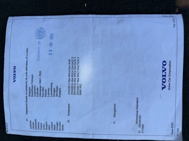 Voertuig meerdere doeleinden volvo v50 - 1.6d - drive (2009 / yv1 mw7 6f2 a2 536 348) - afbeelding 16 van  24