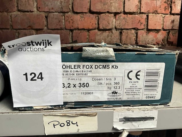 Voestalpine böhler fox dcms kb 3.2x350 doos laselectroden (3x) - afbeelding 5 van  5