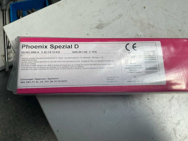 Voestalpine böhler phoenix spezial d 5.0x450 doos laselectroden (12x) - afbeelding 2 van  3