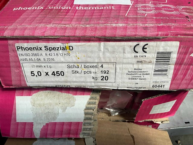 Voestalpine böhler phoenix spezial d 5.0x450 doos laselectroden (12x) - afbeelding 3 van  3