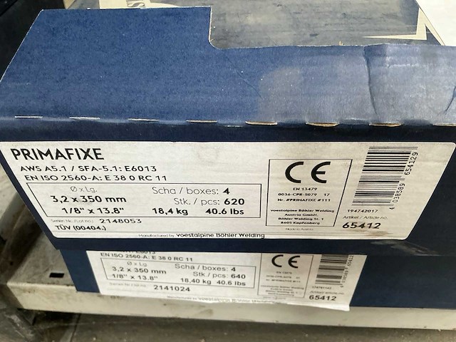 Voestalpine böhler primafixe 3.2x350 doos laselectroden (8x) - afbeelding 5 van  5