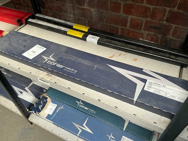 Voestalpine böhler union i 52 1,6x1000 tig-lasstaven - afbeelding 1 van  2