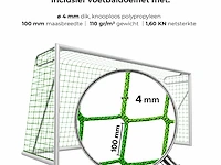 Voetbaldoel calzio champion 400, incl doelnet... - afbeelding 4 van  4