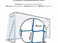 Voetbaldoel calzio champion 400, incl doelnet... - afbeelding 3 van  4