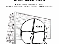 Voetbaldoel calzio champion 400, incl doelnet... - afbeelding 4 van  4