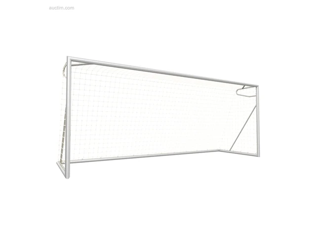Voetbaldoel calzio champion 500, incl doelnet wit - afbeelding 1 van  4