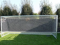 Voetbaldoel calzio champion 500, incl doelnet wit - afbeelding 2 van  4